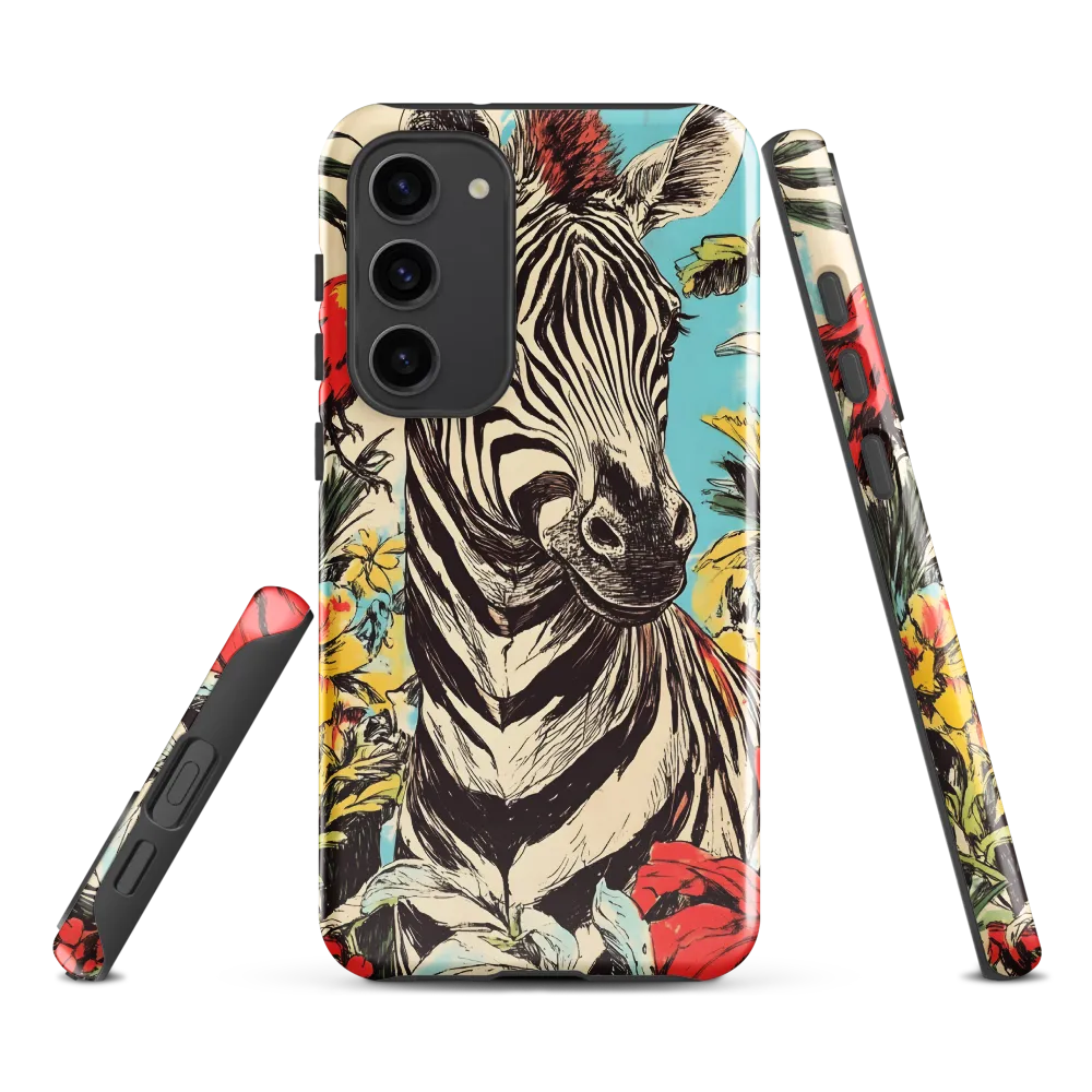 Zebra in Tropical Reverie