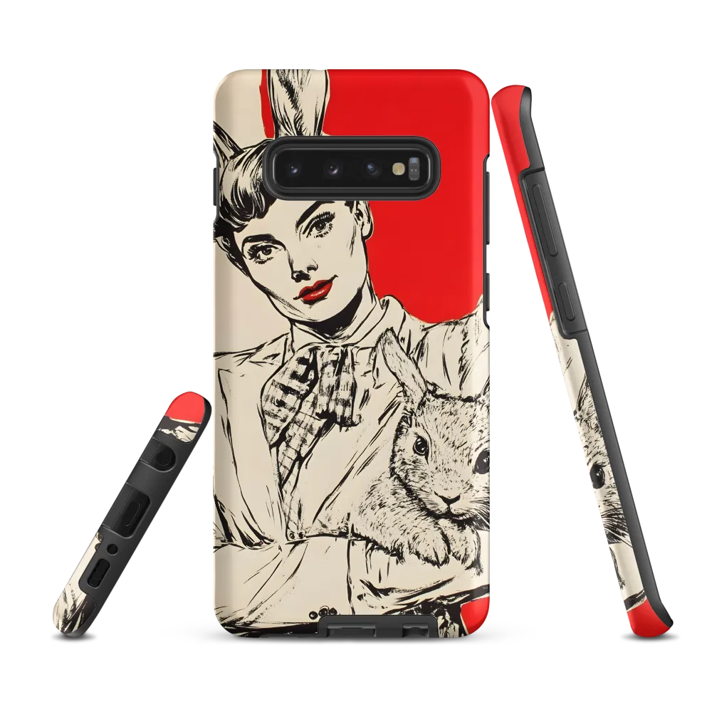 Whimsical Elegance: The Rabbit Lady