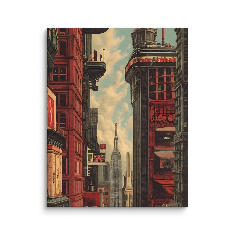A Glimpse of Tomorrow: Urban Ambition | Canvas | 11″×14″
