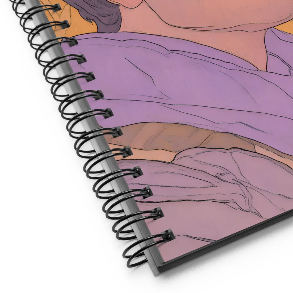 Reflections in Lavender | Spiral Notebook