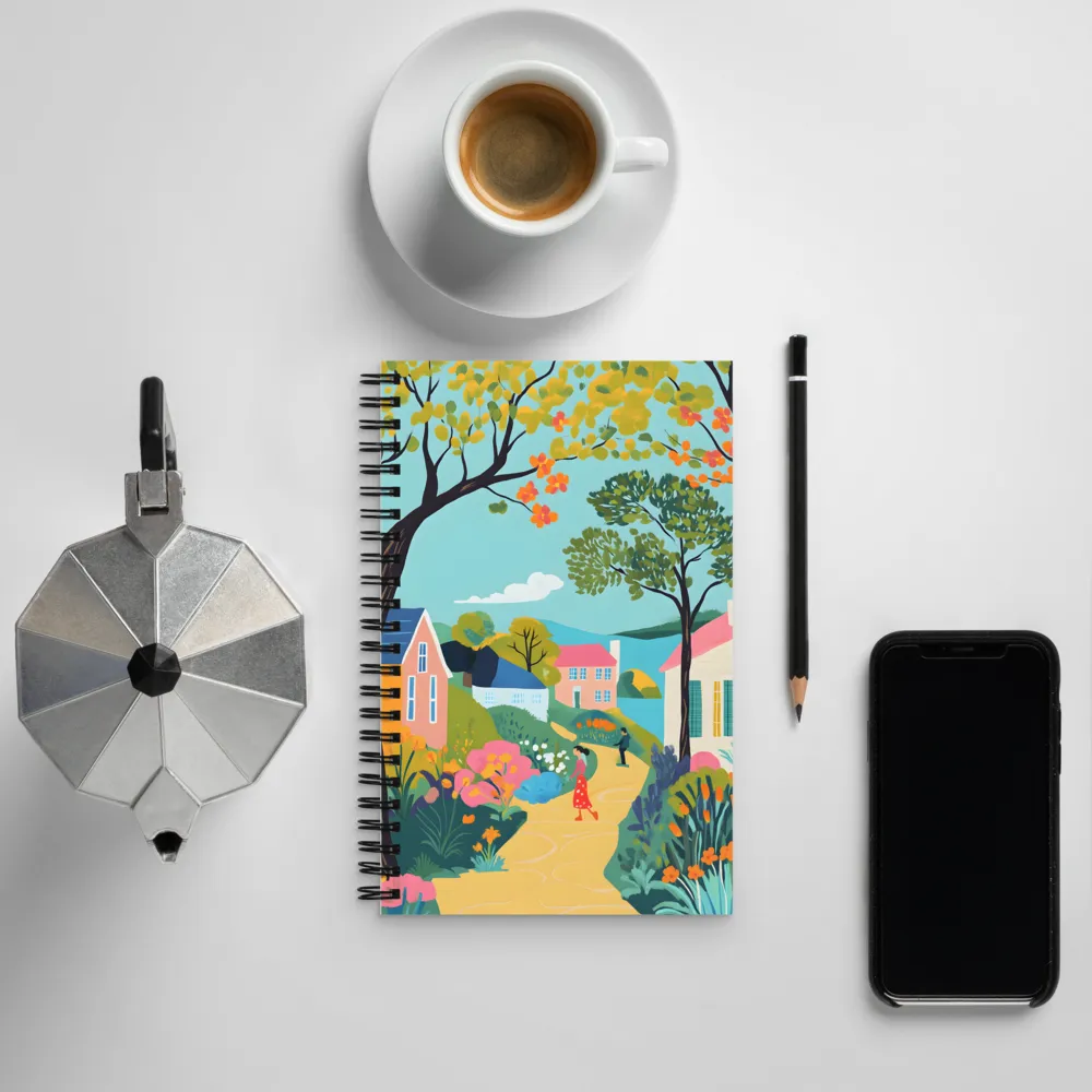 Charming Countryside Serenity | Spiral Notebook