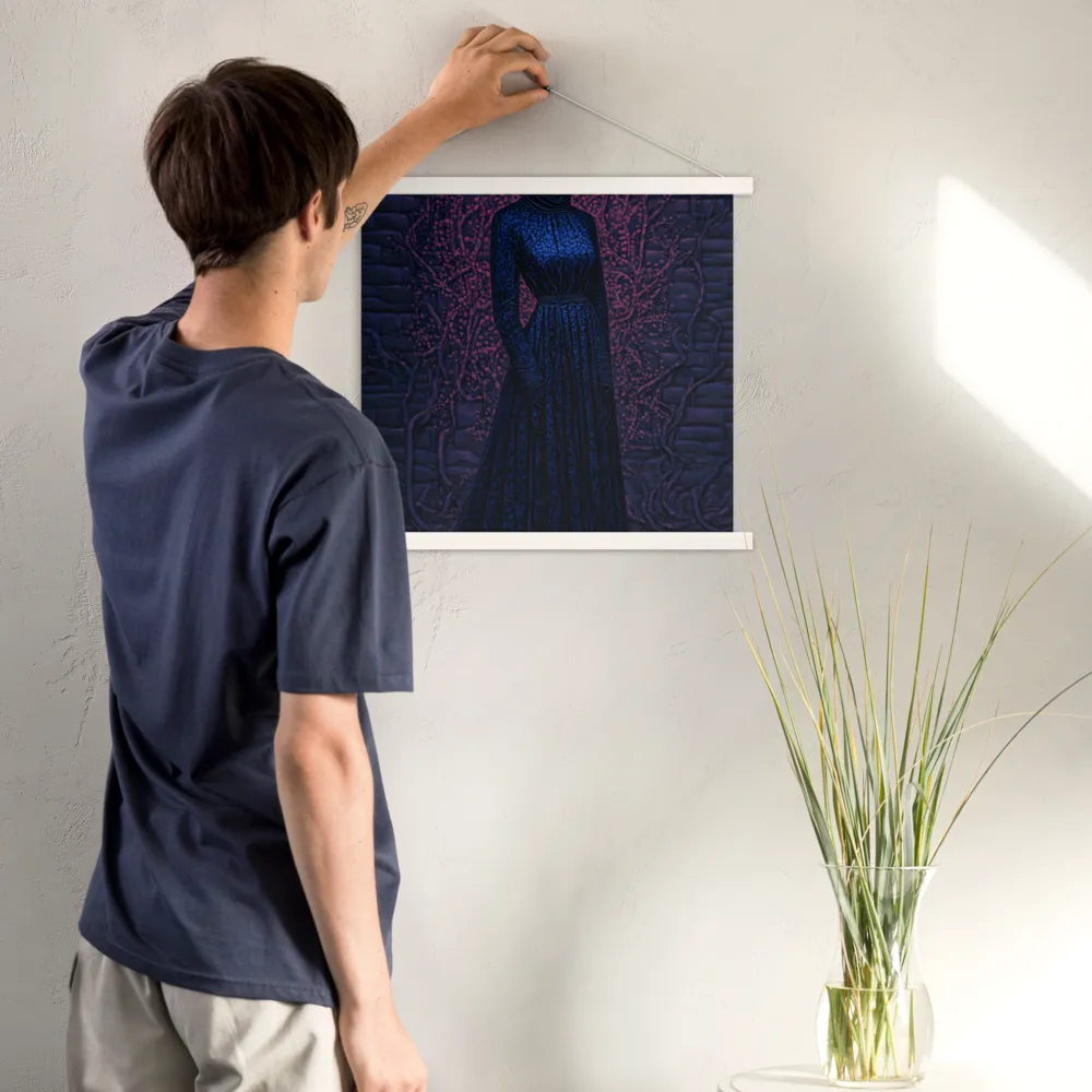 Veil of Enigma | Poster With White Wood Hanger | 18″×18″