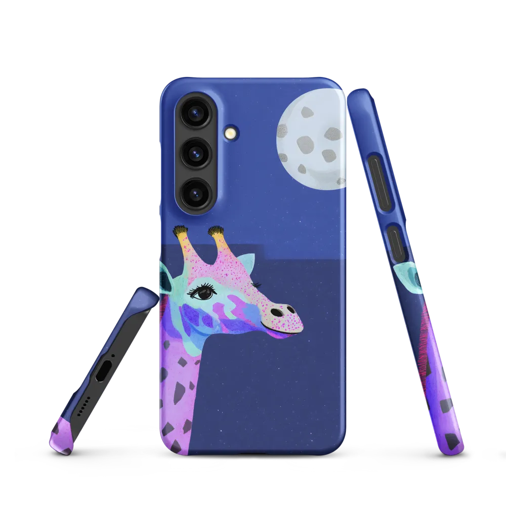 Whimsical Giraffe Under the Stars