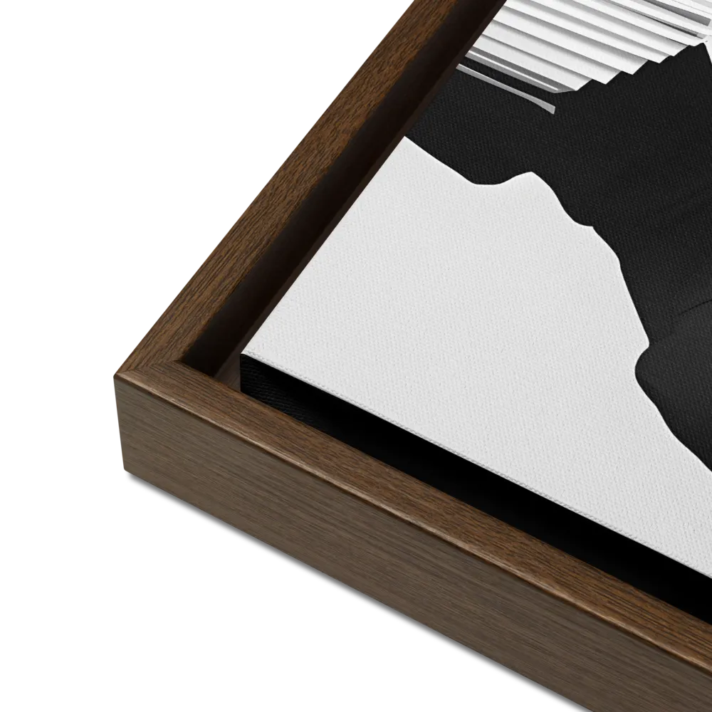 Veil of Mystery | Canvas with Brown Frame | 12″×16″