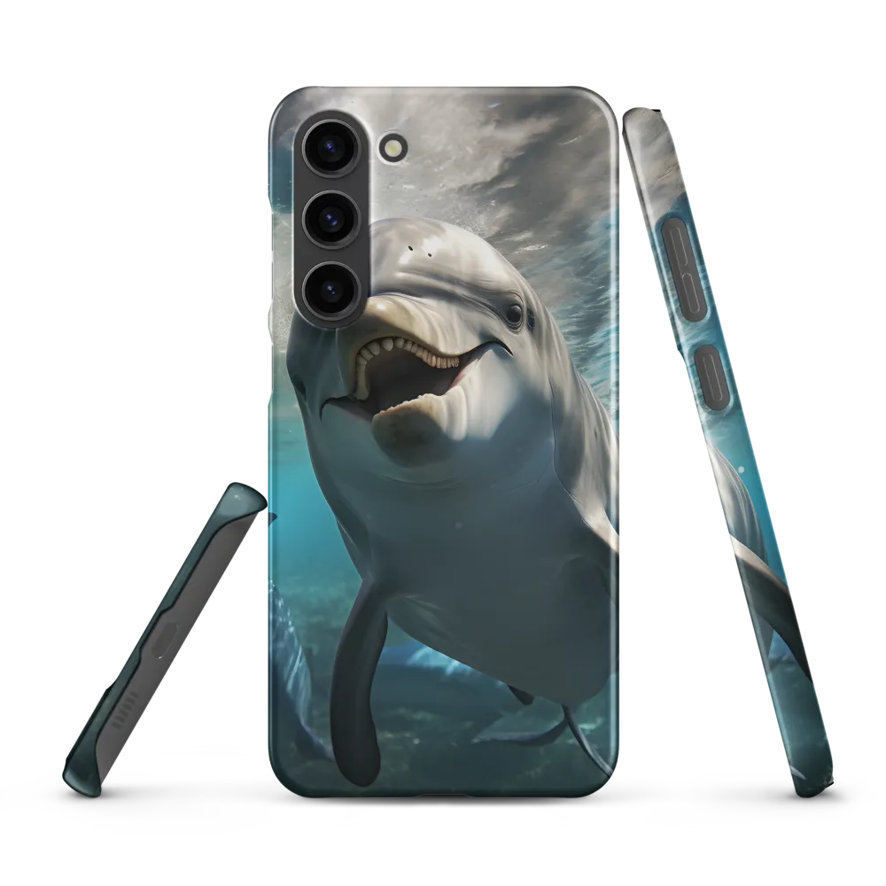 Beneath the Waves: A Dolphin's Dance