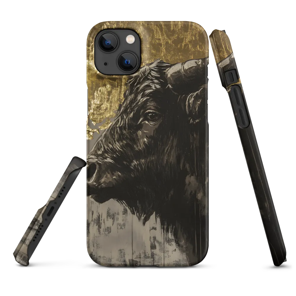 Gilded Bison in Profile