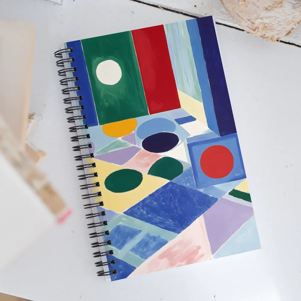 Geometric Harmony | Spiral Notebook