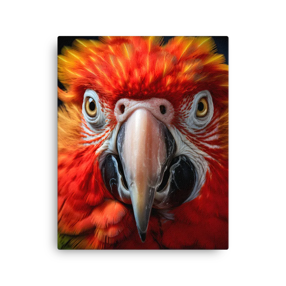 The Fiery Gaze of the Parrot