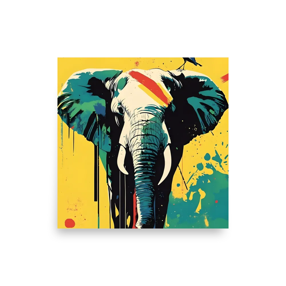 Elegance of the Wild: A Colorful Harmony