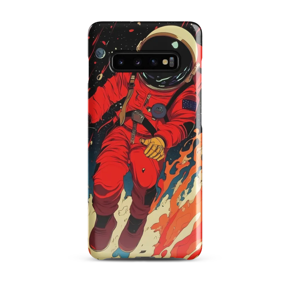 Cosmic Descent of the Astronaut | Phone Case |  S10 Plus | Snap Case | Glossy