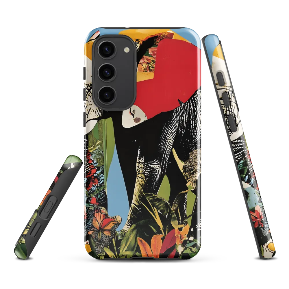 Harmony of Nature: The Elephant's Embrace | Phone Case |  S23 Plus | Tough Case | Glossy