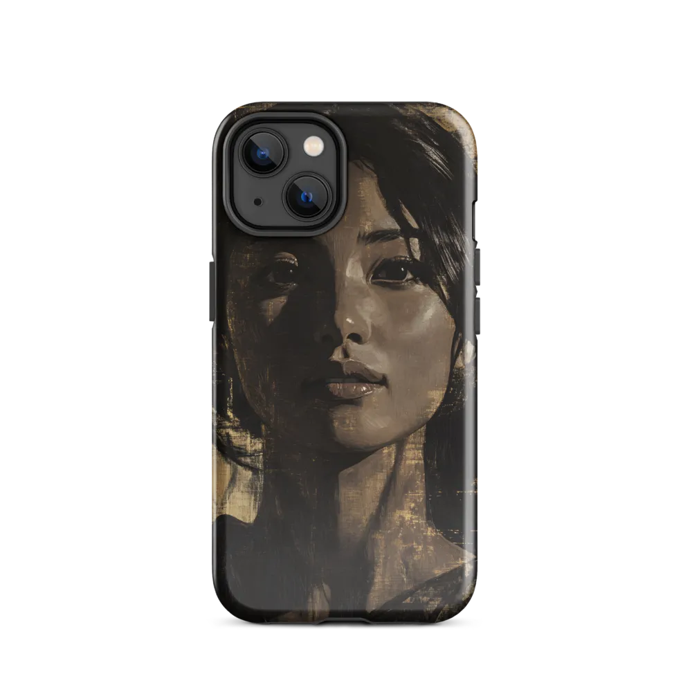 Golden Gaze: A Contemporary Portrait