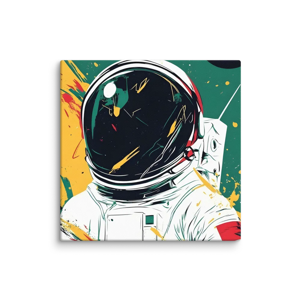 Galactic Explorer: A Modern Odyssey | Canvas | 8″×8″