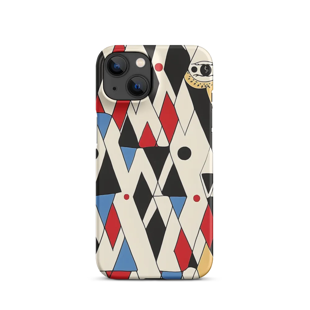Dynamic Geometric Symphony | Phone Case |  14 | Snap Case | Matte