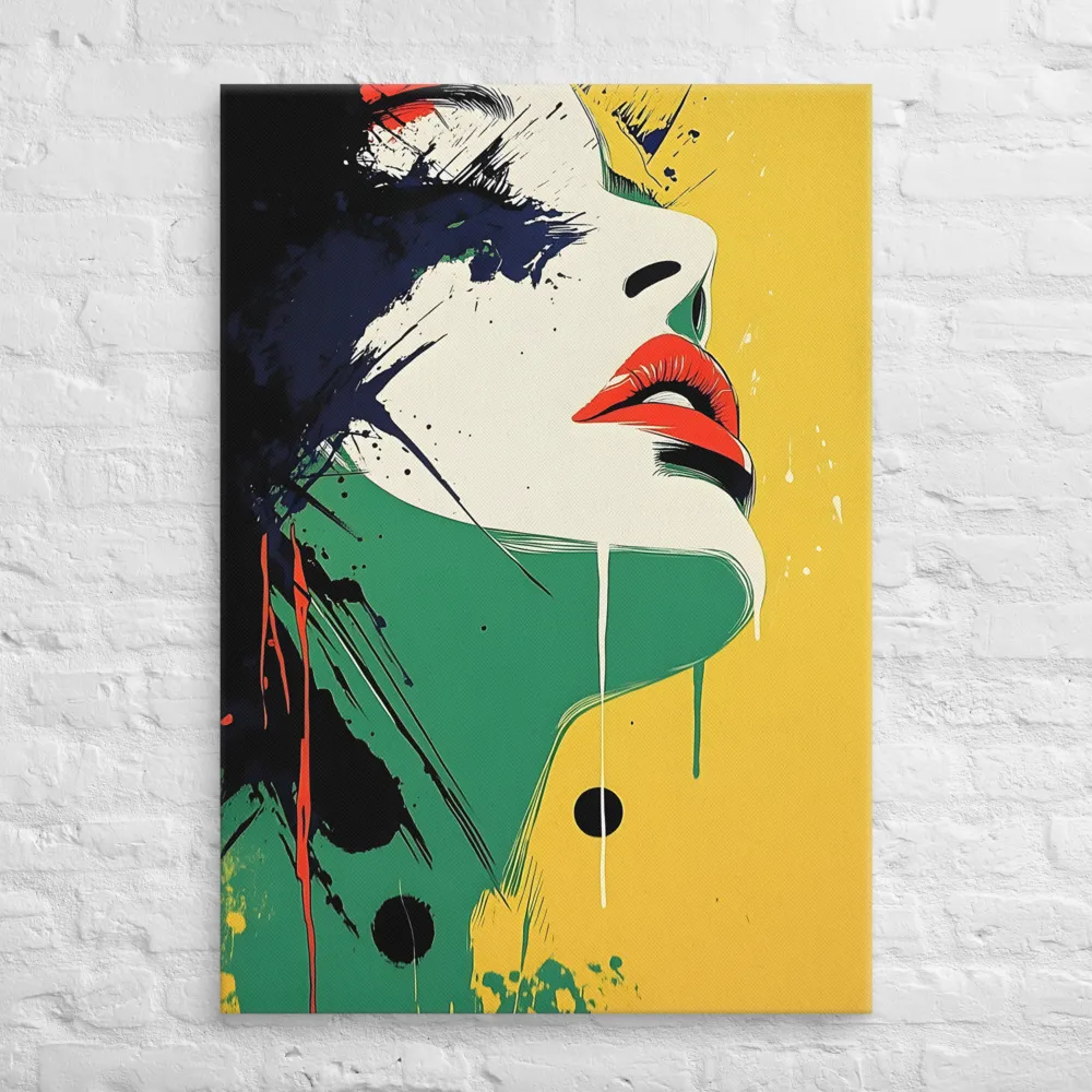 Bold Reflections: A Pop Art Portrait | Canvas | 28″×40″