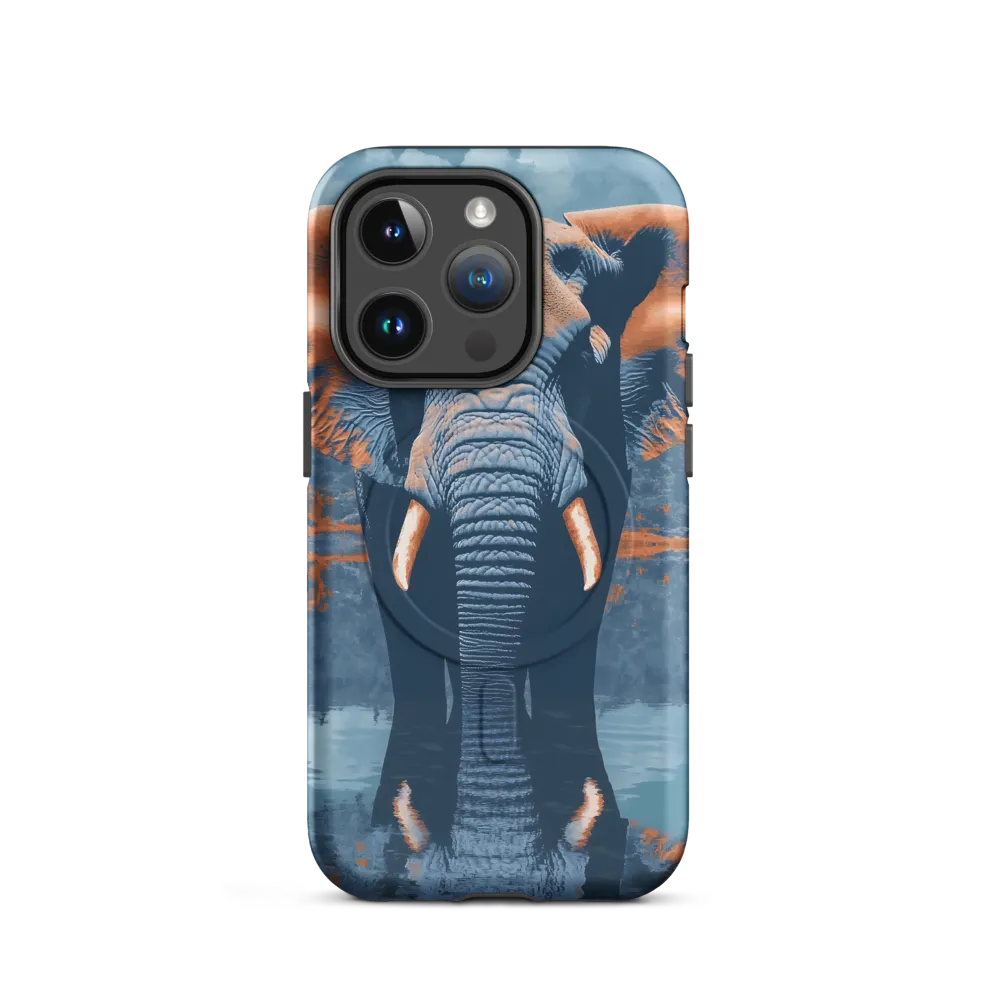 Majestic Reflection: The Elephant's Serenade