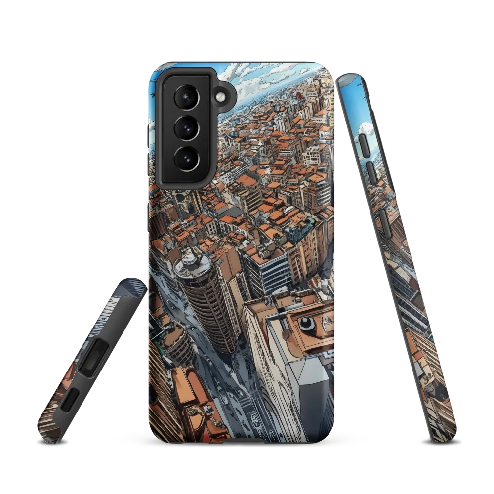 Aerial Symphony of Urban Life