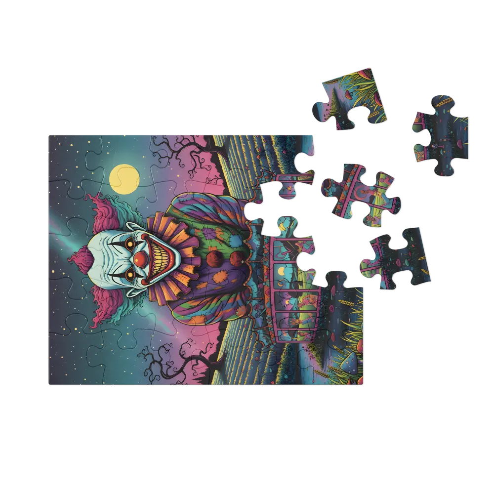 Nightmare Carousel 
 Jigsaw Puzzle in Tin Box