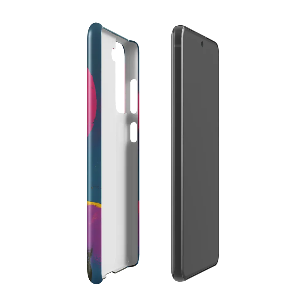Neon Dreams: Portrait of a Modern Muse | Phone Case |  S21 FE | Snap Case | Glossy