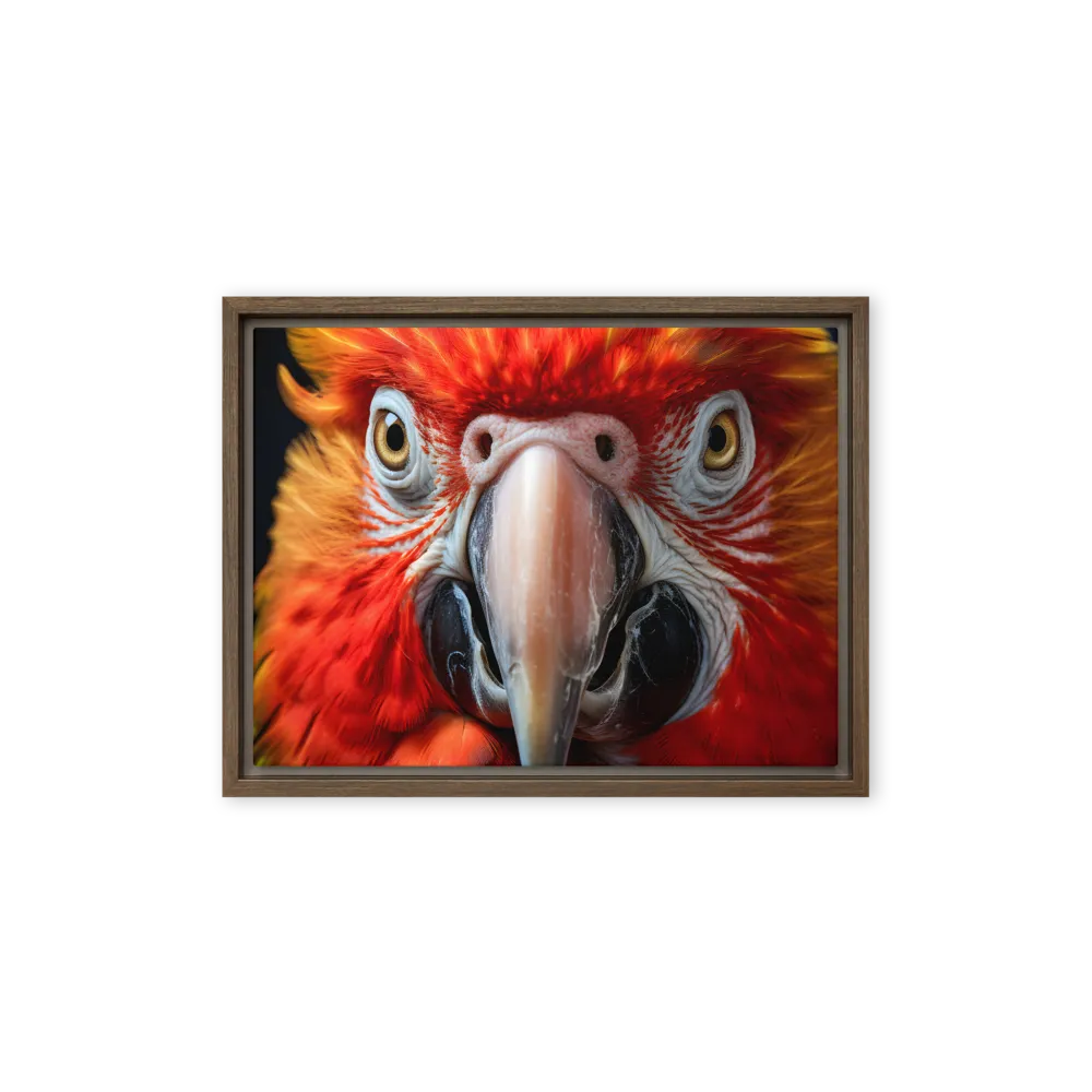 The Fiery Gaze of the Parrot