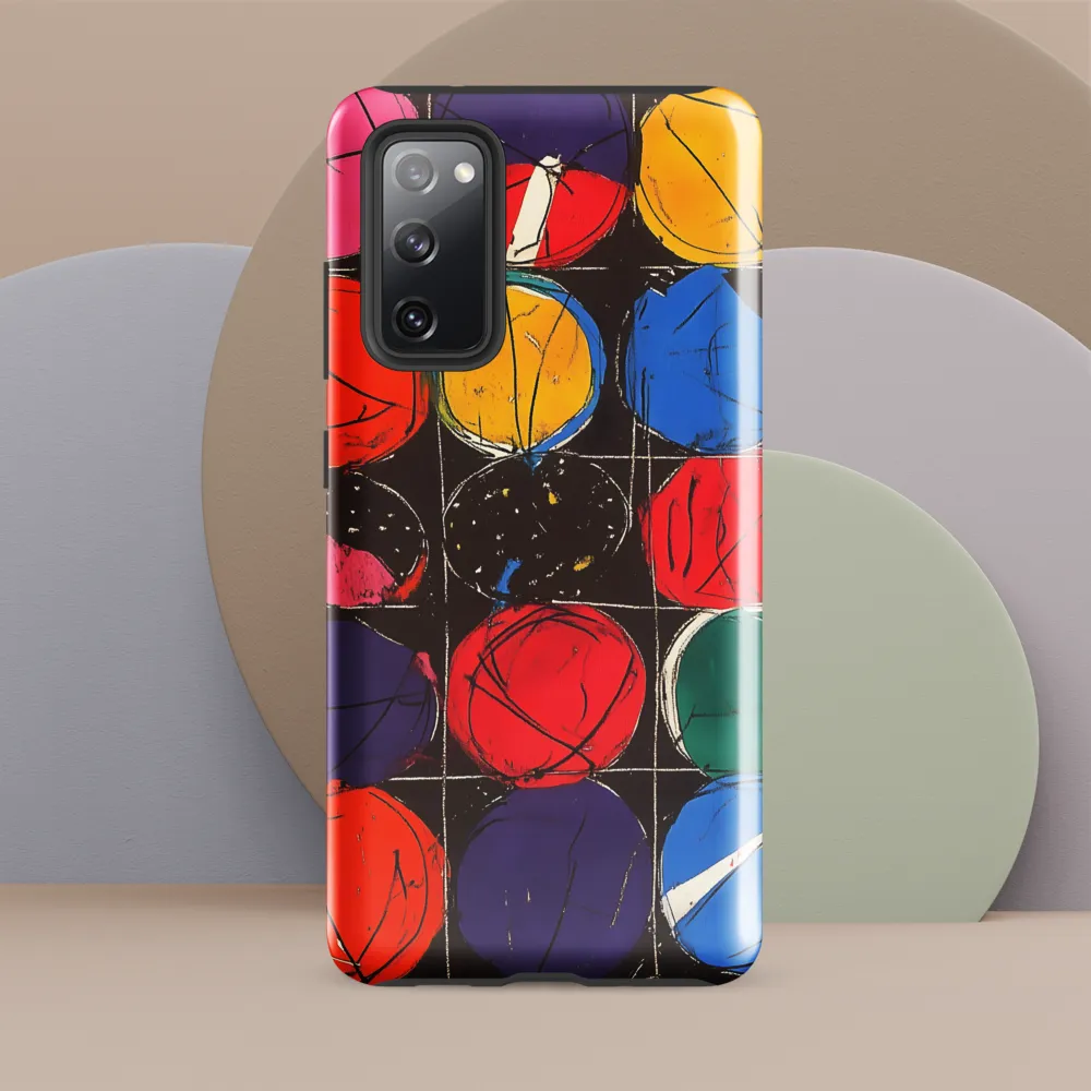 Colorful Circles in Abstract Harmony