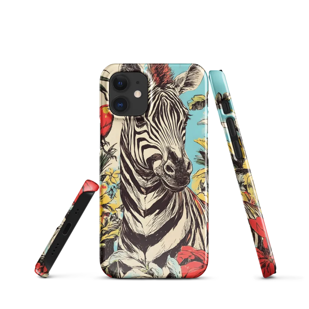 Zebra in Tropical Reverie