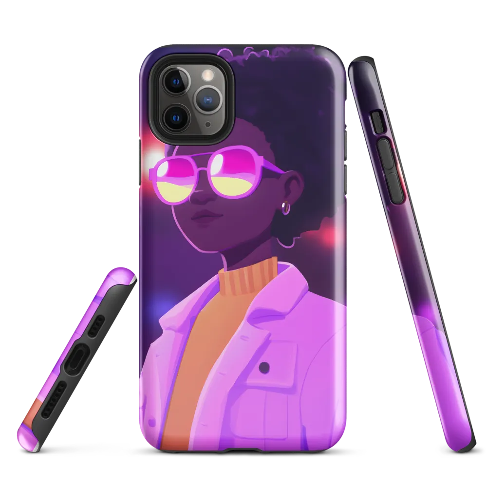 A Vibrant Soul in Shades | Phone Case |  11 Pro Max | Tough Case | Glossy