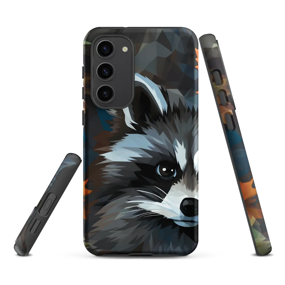 Whispers of Autumn: The Raccoon's Gaze