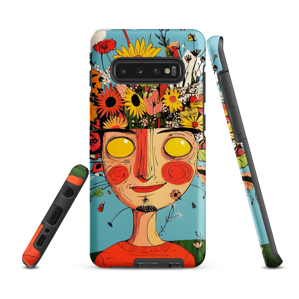 Whimsical Bloom | Phone Case |  S10 Plus | Tough Case | Matte