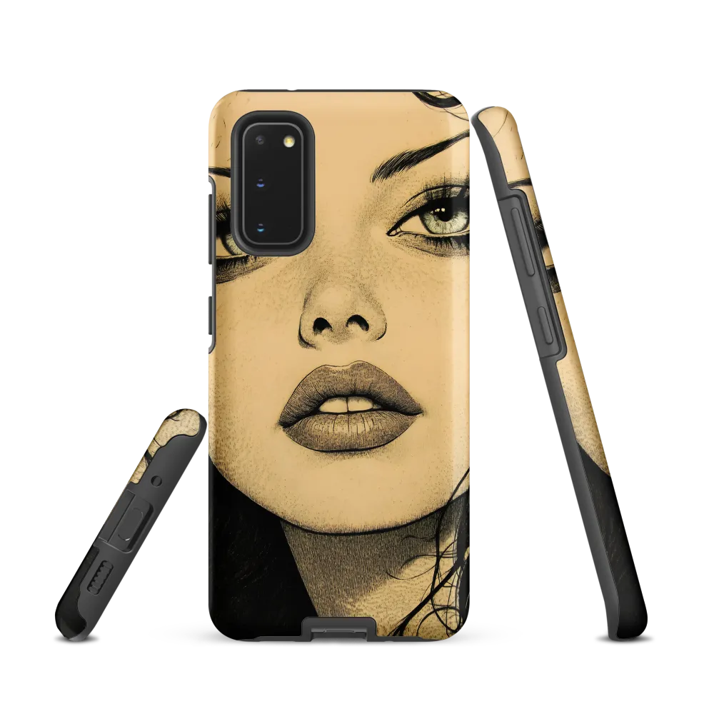 Enigmatic Gaze | Phone Case |  S20 | Tough Case | Matte