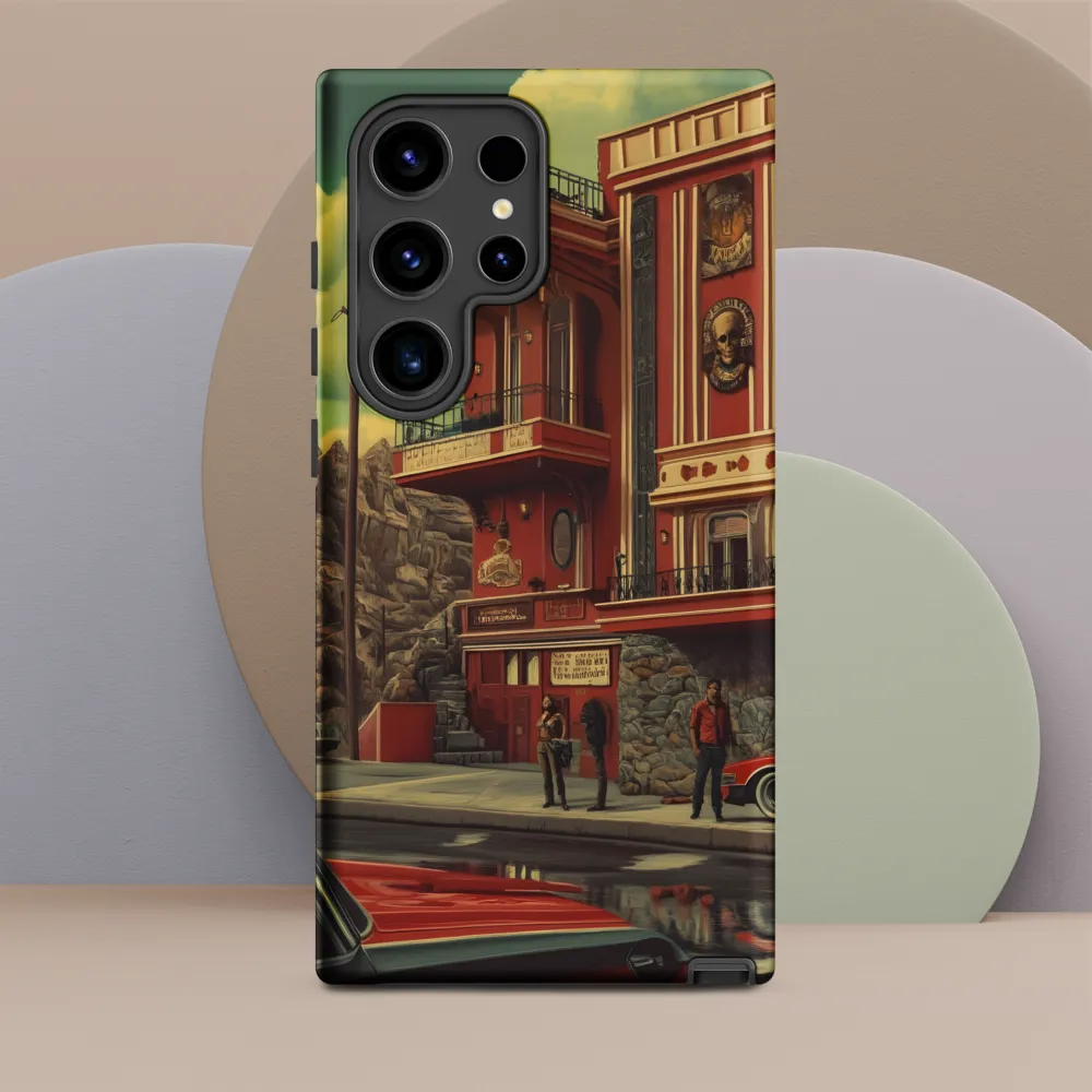 Retro Urban Dreamscape | Phone Case |  S24 Ultra | Tough Case | Matte