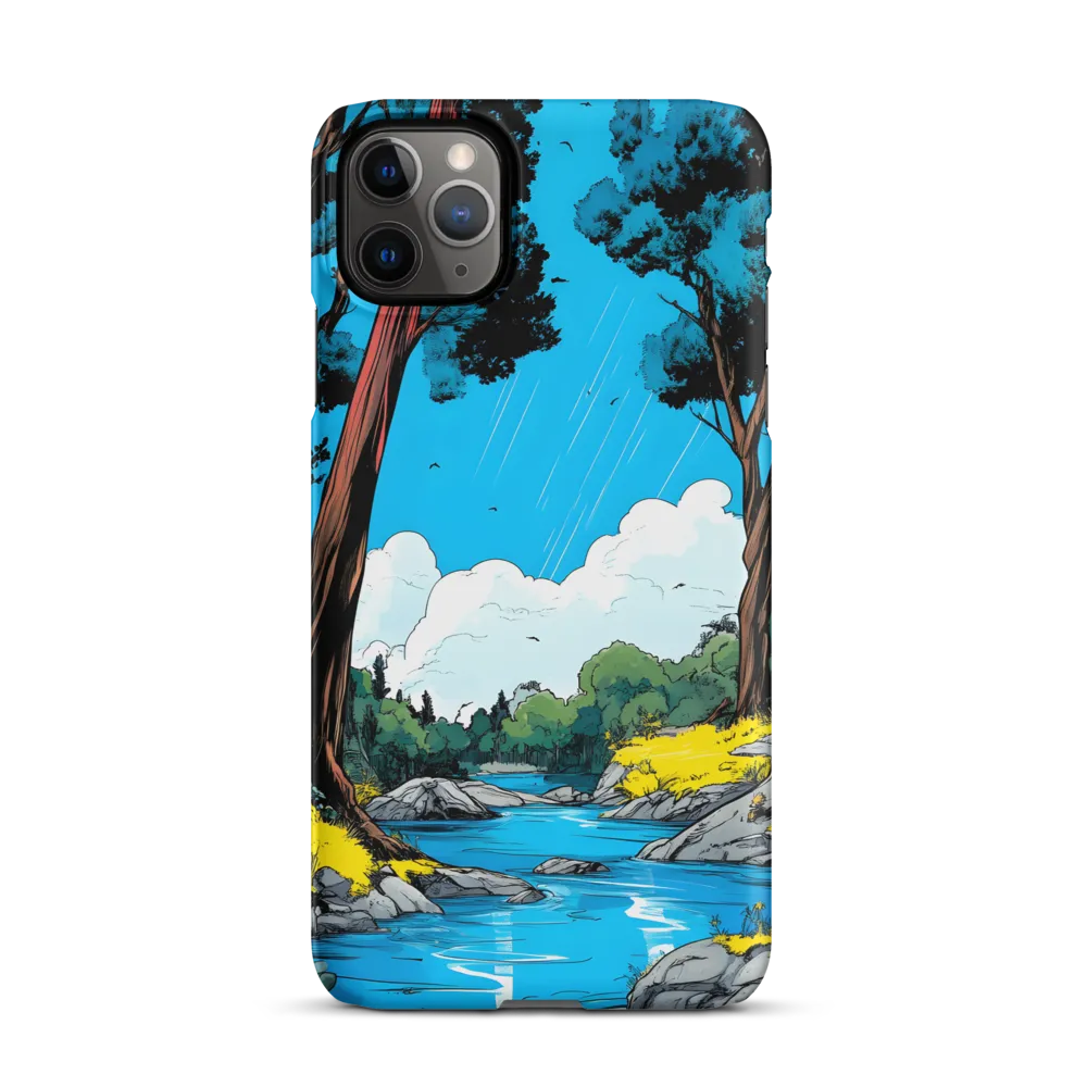 Tranquil River in a Comic Landscape
