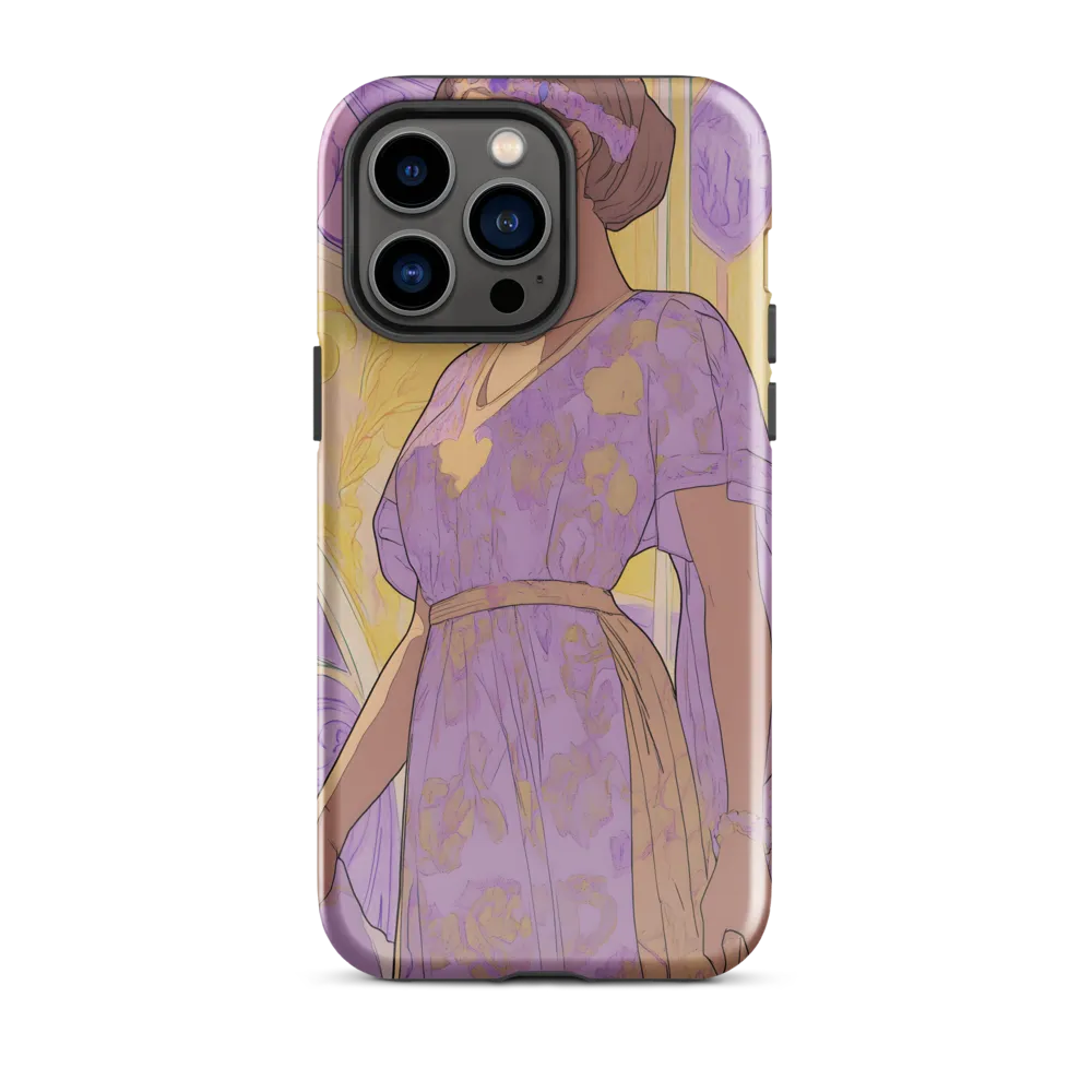 Elegance in Floral Harmony | Phone Case |  14 Pro Max | Tough Case | Glossy