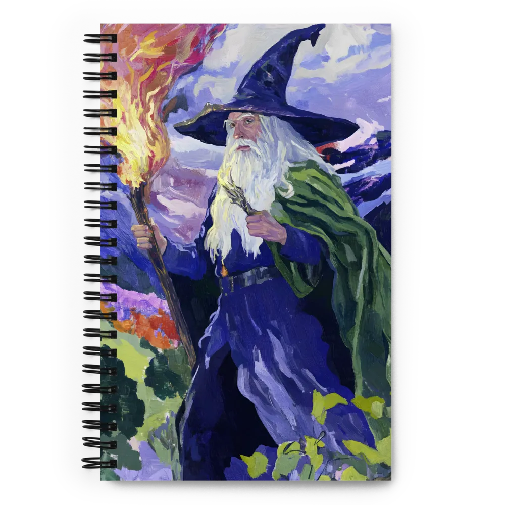 The Enchanted Wizard | Spiral Notebook