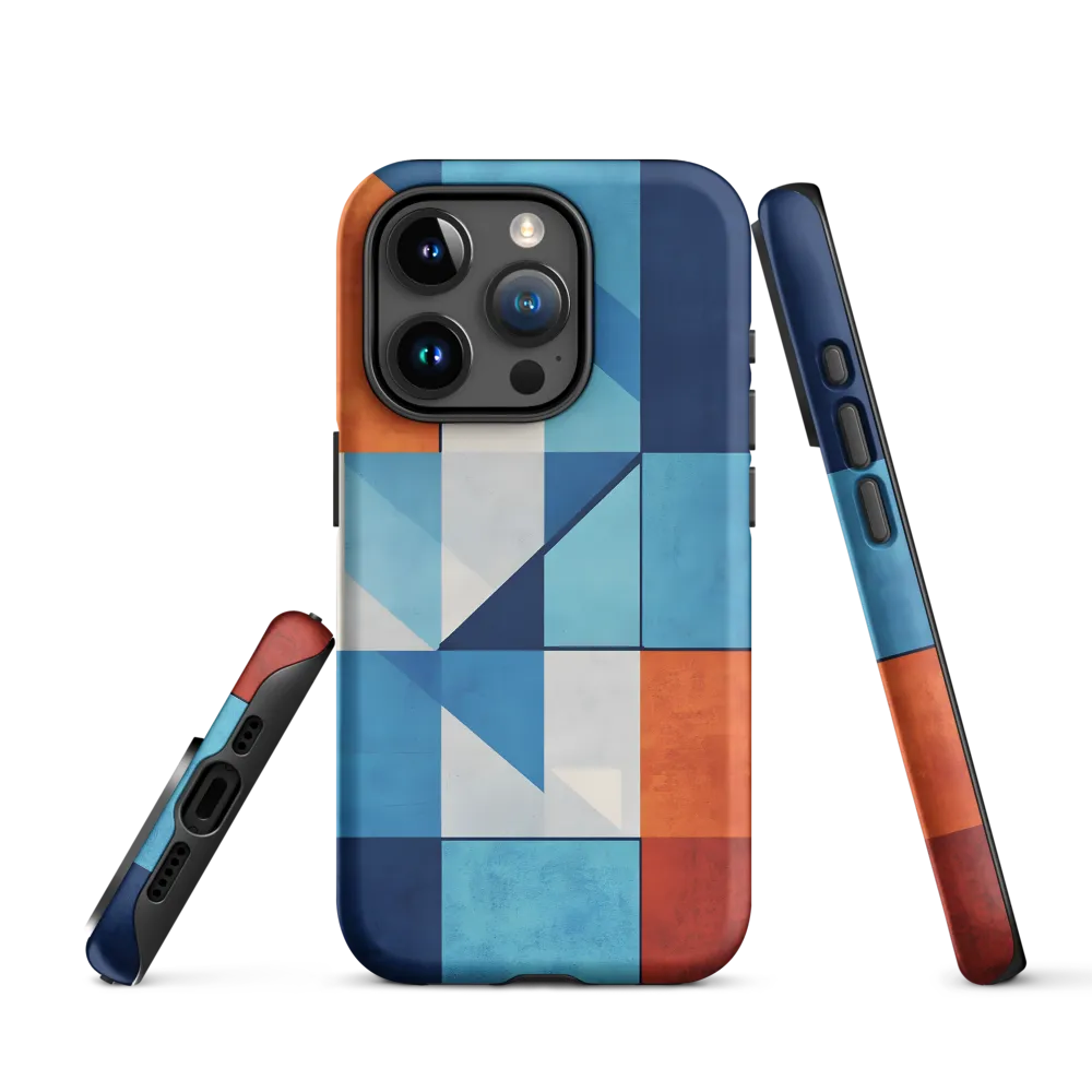 Geometric Harmony in Color | Phone Case |  15 Pro | Tough Case | Matte