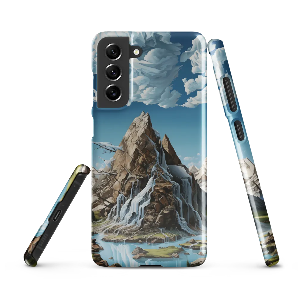 Majestic Cascade: A Mountain Masterpiece