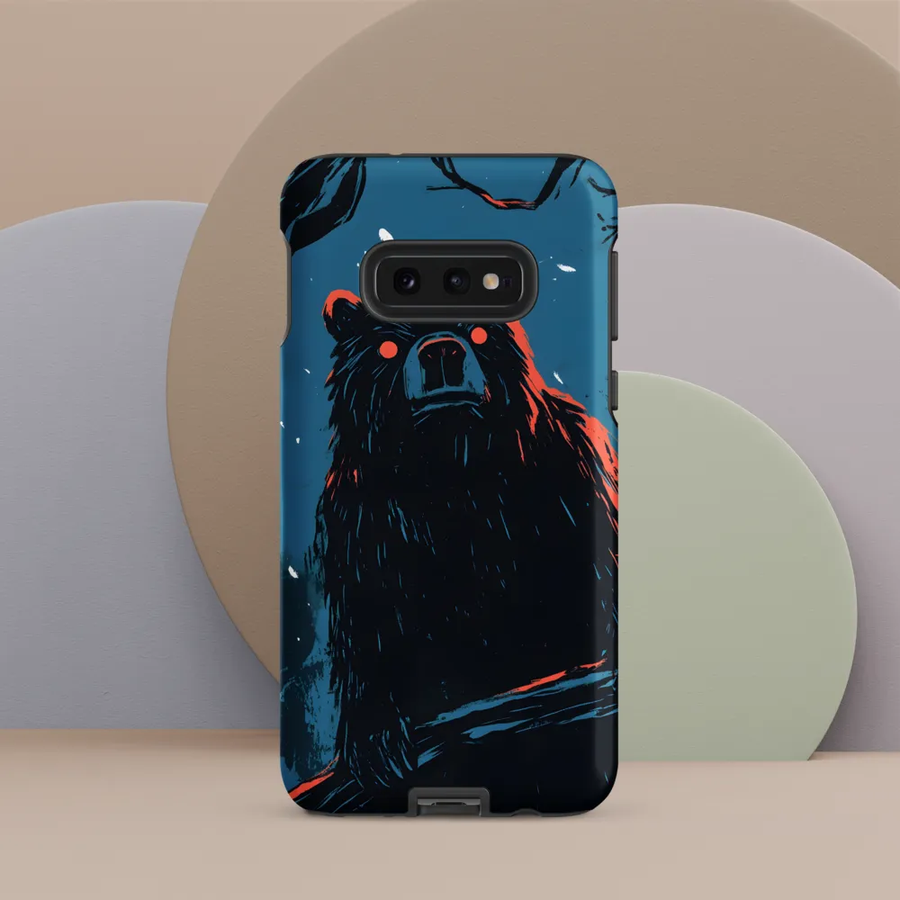 Eerie Majesty: A Bear in the Night