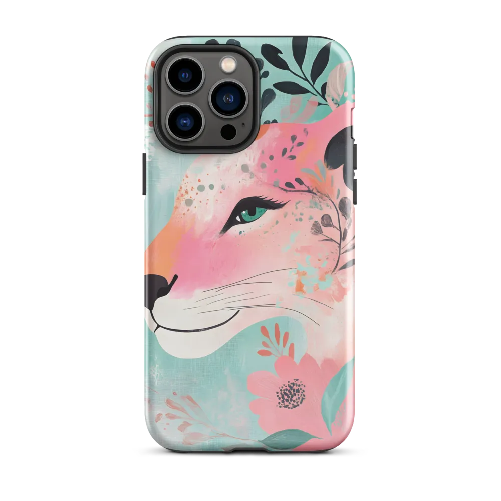 Whimsical Majesty: A Floral Lion