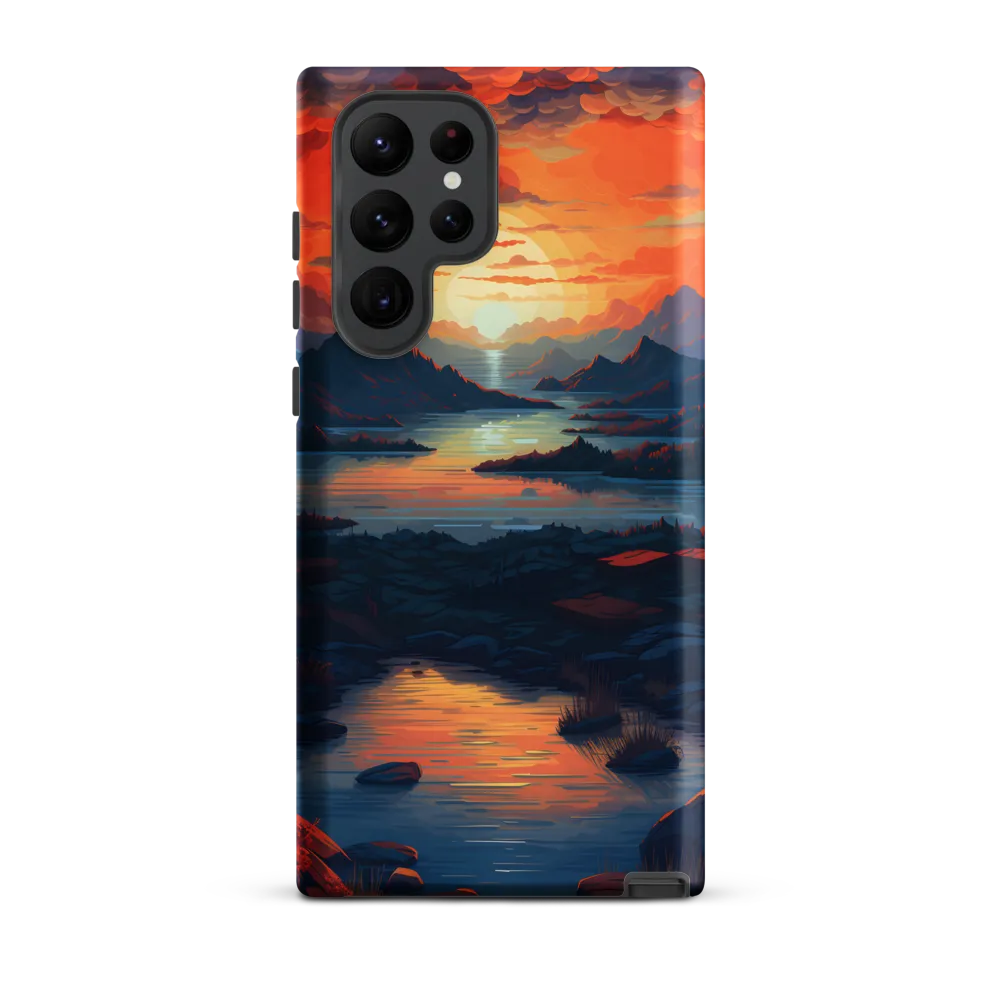 Ethereal Evening: A Digital Dusk