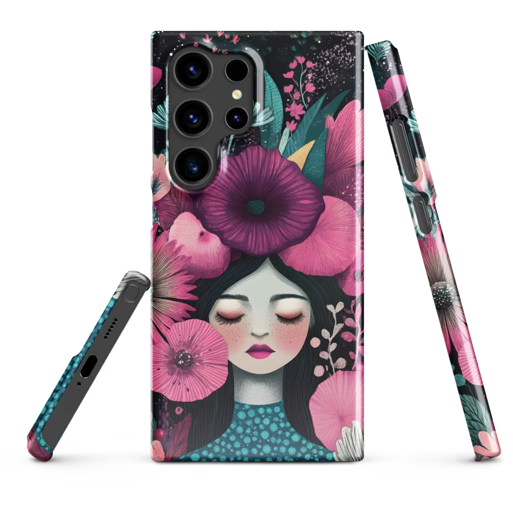 Blooming Serenity | Phone Case |  S24 Ultra | Snap Case | Glossy