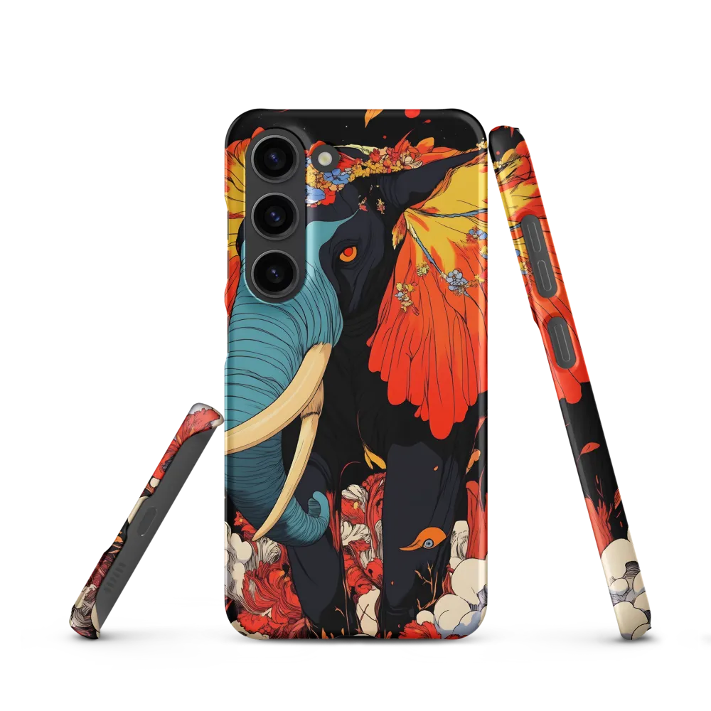 Majesty of the Floral Elephant | Phone Case |  S23 | Snap Case | Matte