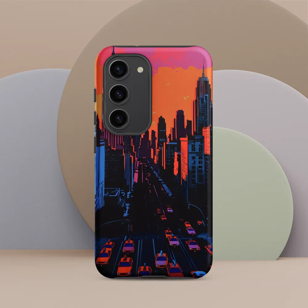 Sunset Over Skyscrapers