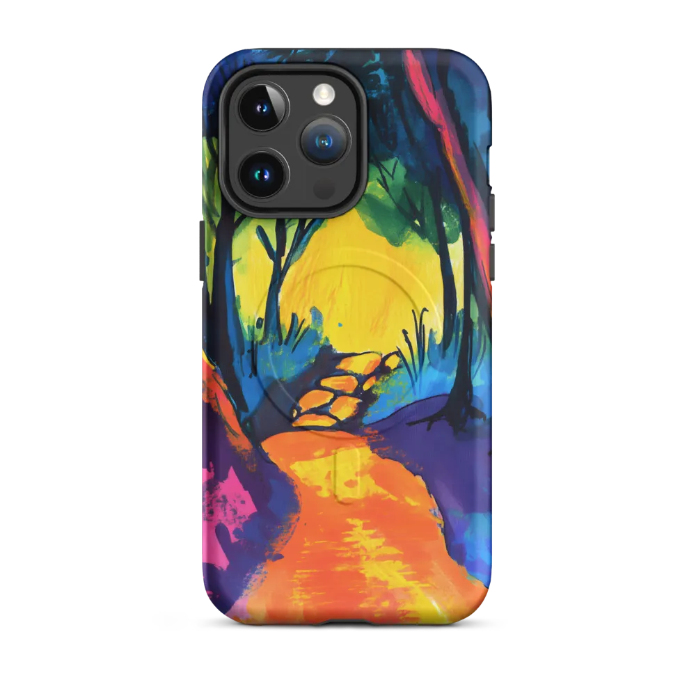 Path Through a Vibrant Forest