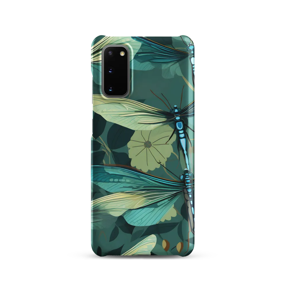 Whispers of Nature: Dragonflies in Harmony | Phone Case |  S20 | Snap Case | Matte
