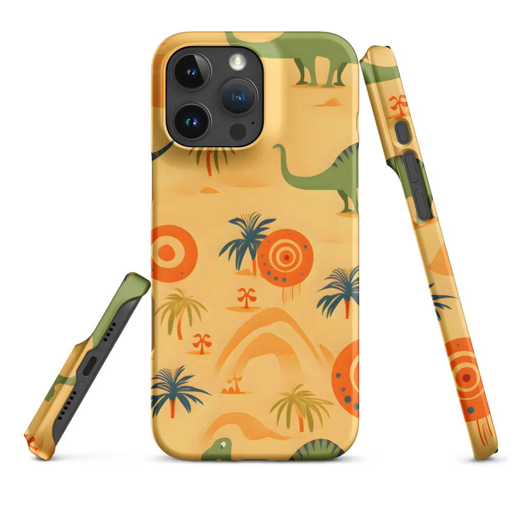 Prehistoric Playtime | Phone Case |  16 Pro Max | Snap Case | Matte