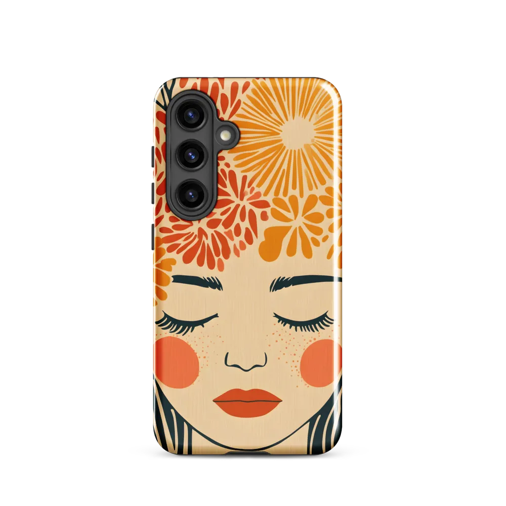 Serenity in Bloom | Phone Case |  S24 | Tough Case | Glossy