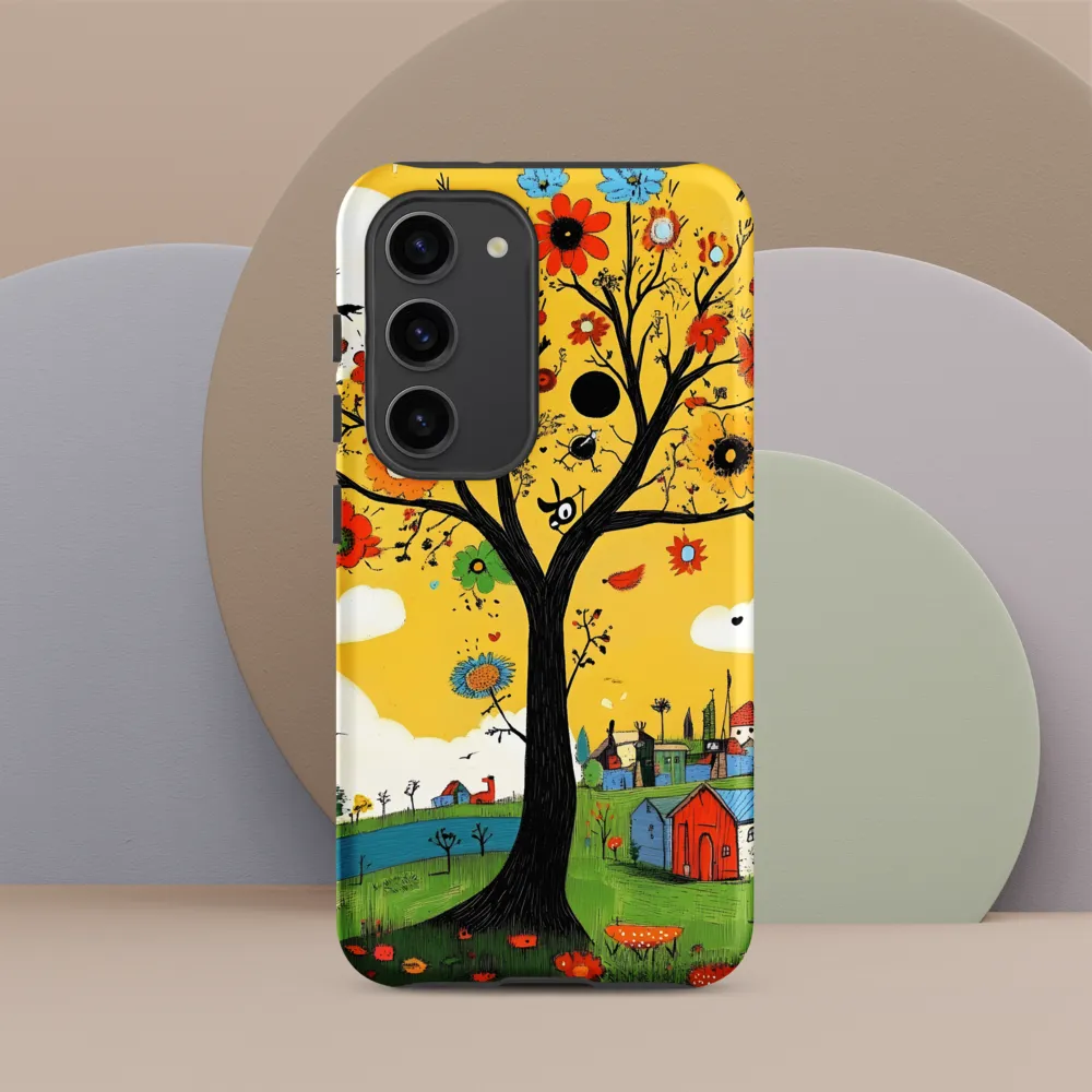 Whimsical Blooms of Life | Phone Case |  S23 | Tough Case | Matte