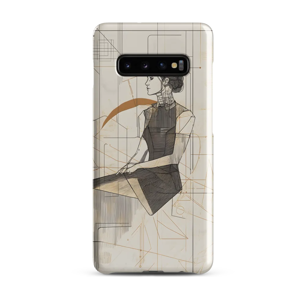 Geometric Elegance | Phone Case |  S10 Plus | Snap Case | Glossy