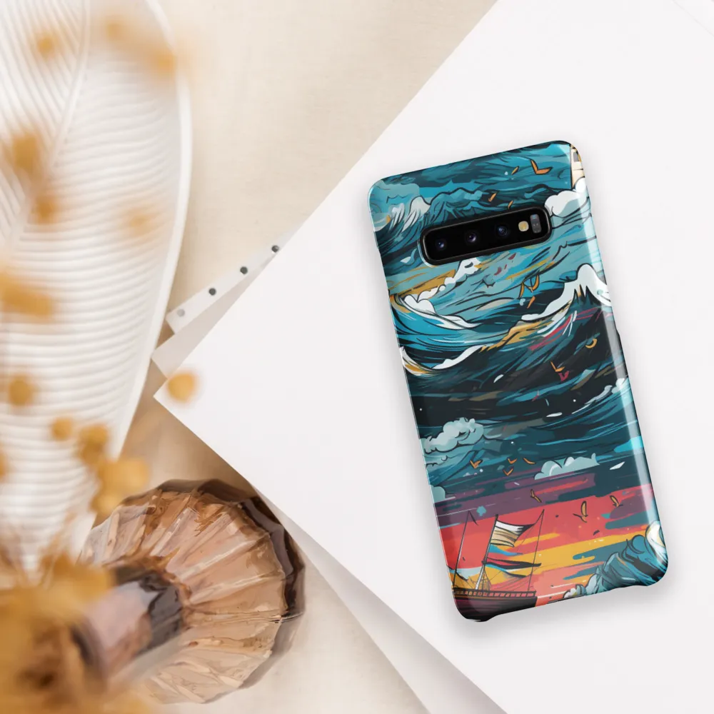 Turbulent Seas: A Lighthouse Adventure | Phone Case |  S10 Plus | Snap Case | Glossy