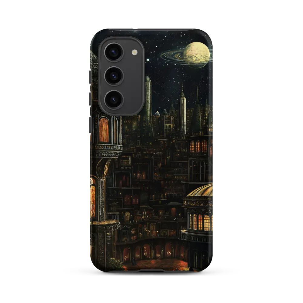 Celestial Enigma: A Surreal Cityscape